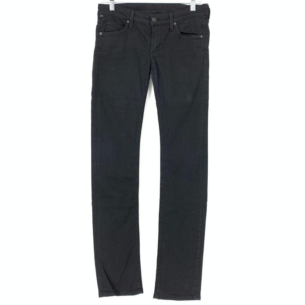 Citizens of Humanity Jeans Women's Sz 27 Avedon Skinny Ankle In Black Diamond